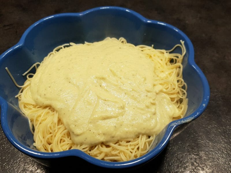 Cliquez pour zoomer ! Farfalle à la crème de courgettes Thermomix par Petroni