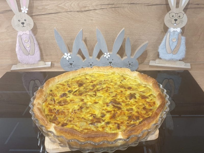 Cliquez pour zoomer ! Tarte fondante aux endives et au curry Thermomix par Petroni
