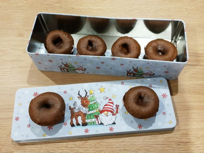 Cliquez pour zoomer ! Fondants aux deux chocolats Thermomix par Petroni