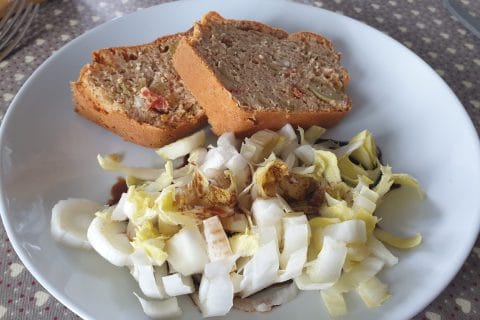 Cliquez pour zoomer ! Cake aux poivrons, fêta et olives Thermomix par Petroni