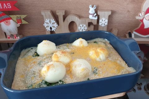 Cliquez pour zoomer ! Oeufs à la florentine Thermomix par Petroni
