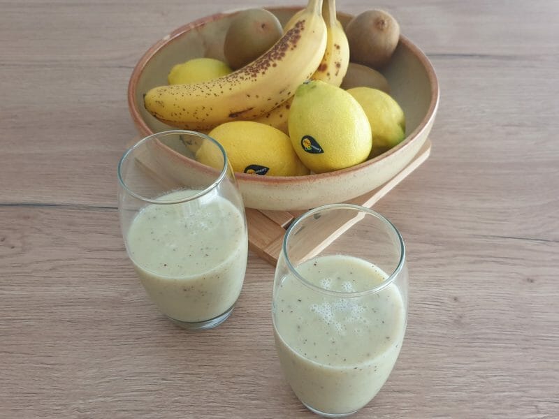 Cliquez pour zoomer ! Smoothie banane kiwi Thermomix par Petroni