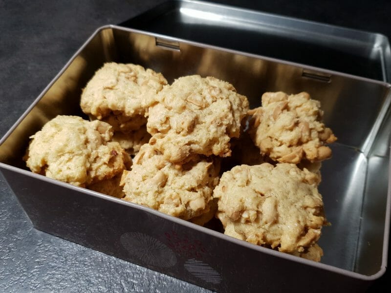 Cliquez pour zoomer ! Cookies aux cacahuètes Thermomix par Petroni