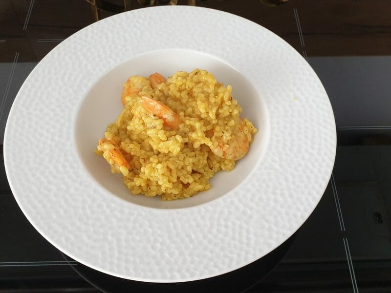 Cliquez pour zoomer ! Risotto crevettes et curry Thermomix par Petroni
