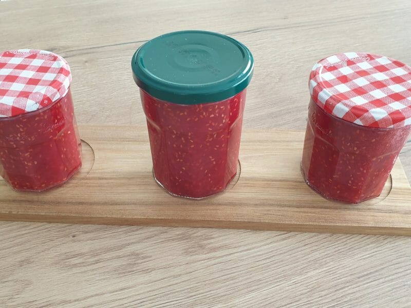 Confiture de framboises au Thermomix - Cookomix