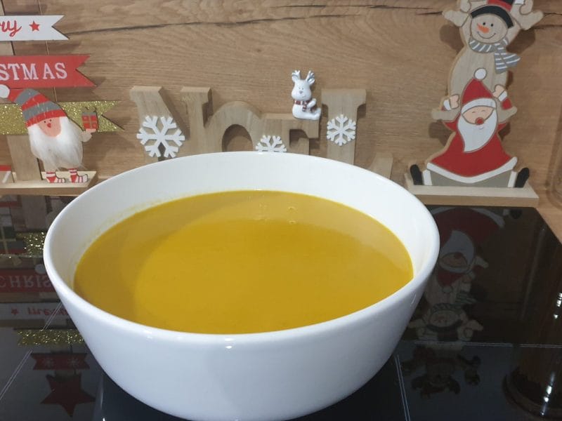 Cliquez pour zoomer ! Potage coco butternut au garam masala Thermomix par Petroni