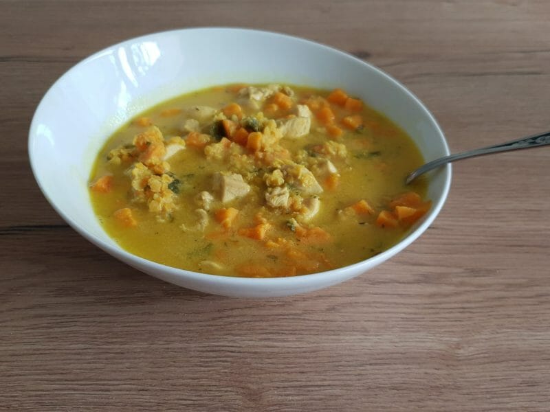 Cliquez pour zoomer ! Curry de poulet aux patates douces Thermomix par Petroni