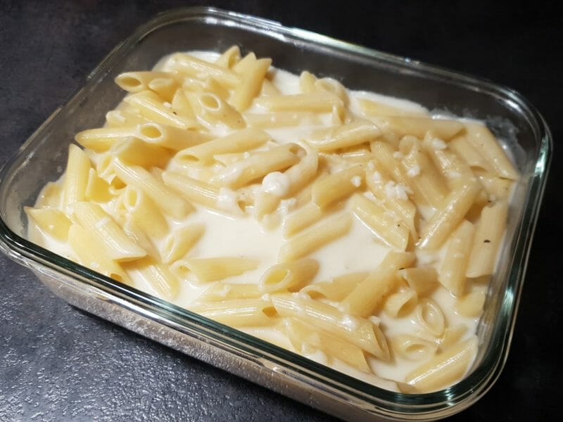 Cliquez pour zoomer ! Macaroni sauce Alfredo Thermomix par Petroni