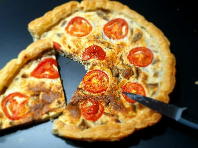 Cliquez pour zoomer ! Quiche Thon-Aubergines Thermomix par Petroni