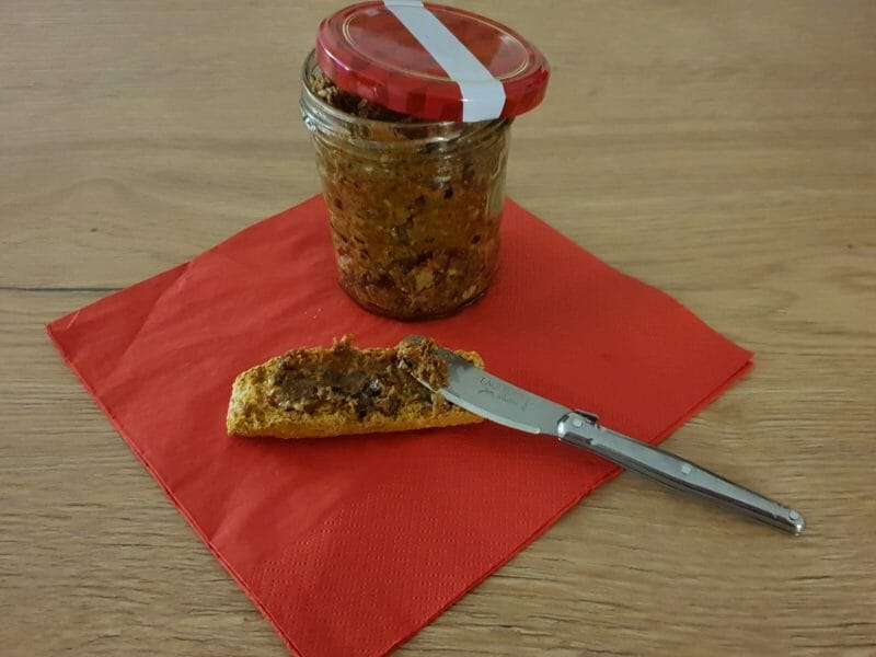 Cliquez pour zoomer ! Tartinade de tomates séchées Thermomix par Petroni