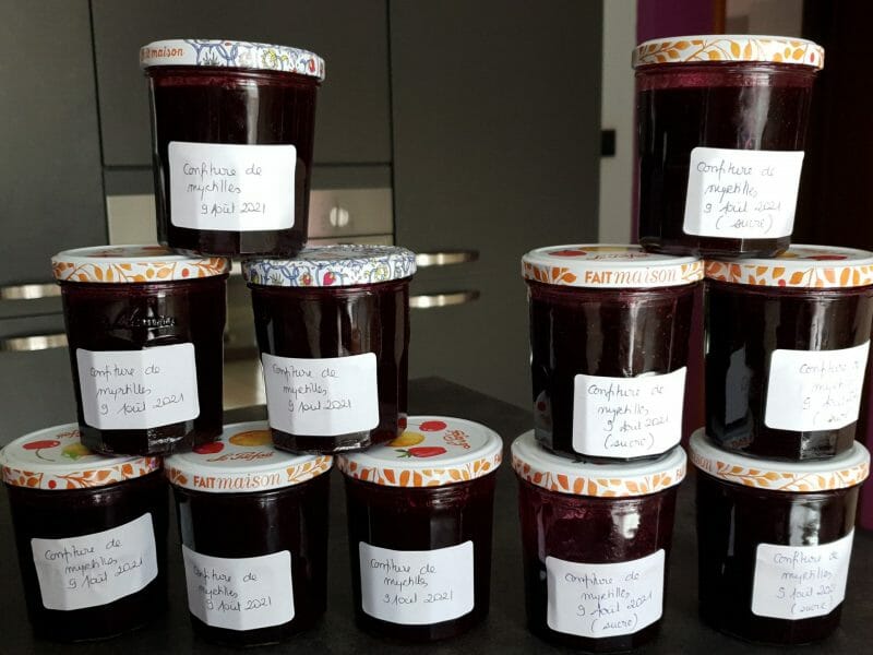 Confiture de myrtilles au Thermomix - Cookomix
