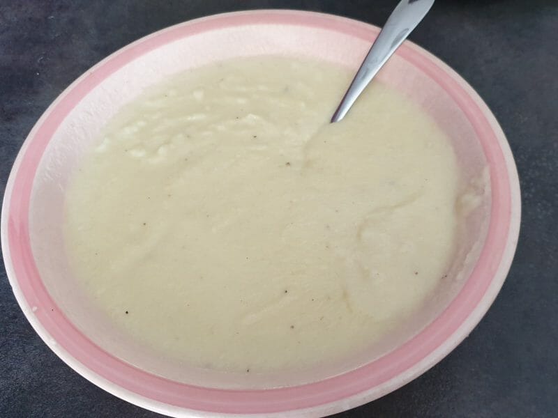 Cliquez pour zoomer ! Purée de brocolis et pommes de terre Thermomix par Petroni