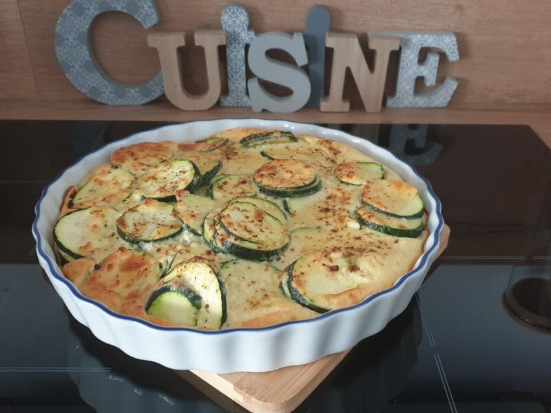 Cliquez pour zoomer ! Clafoutis courgettes et feta Thermomix par Petroni