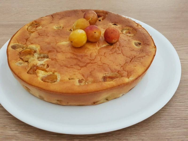 Cliquez pour zoomer ! Clafoutis aux mirabelles Thermomix par Petroni