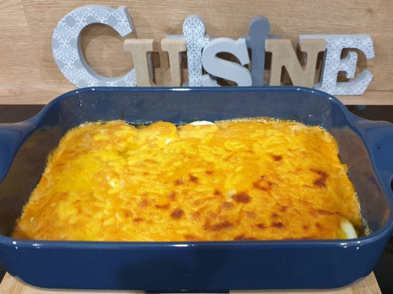 Cliquez pour zoomer ! Gratin d’oeufs durs Thermomix par Petroni