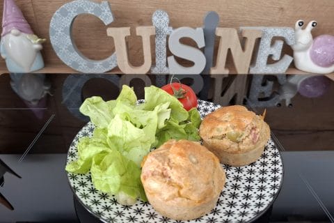 Cliquez pour zoomer ! Mini muffins au jambon et olives vertes Thermomix par Petroni