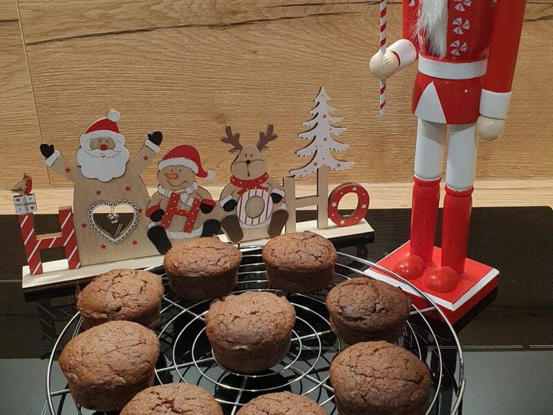 Cliquez pour zoomer ! Browfins choco banane et pécan Thermomix par Petroni