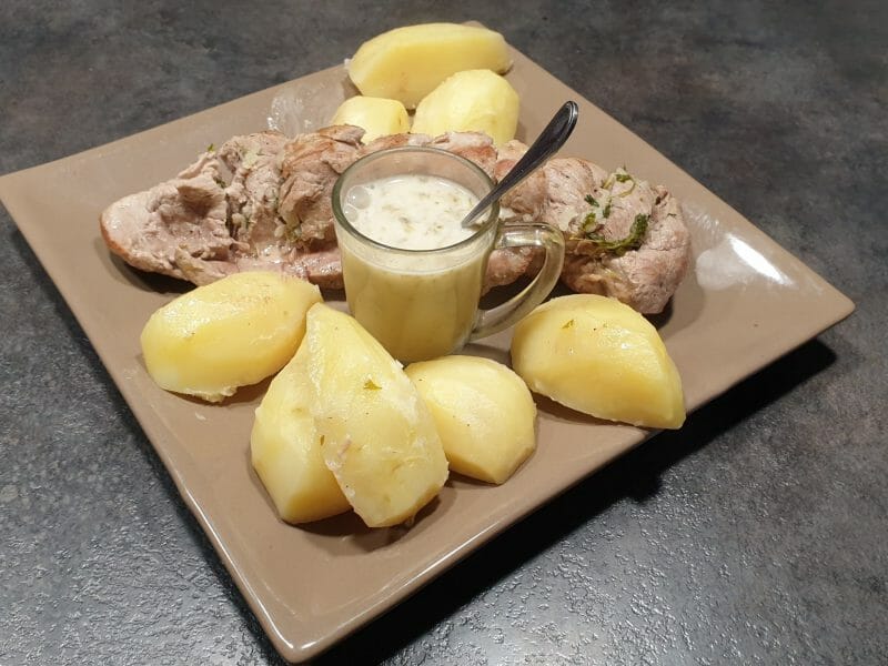 Cliquez pour zoomer ! Filet mignon de porc à l’ail Thermomix par Petroni