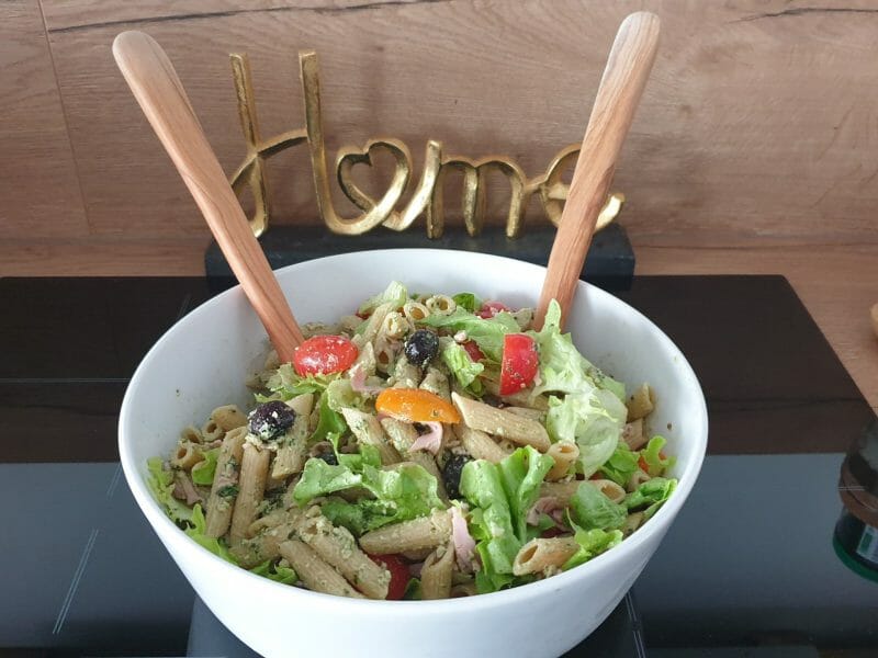 Cliquez pour zoomer ! Salade de penne à l’italienne Thermomix par Petroni