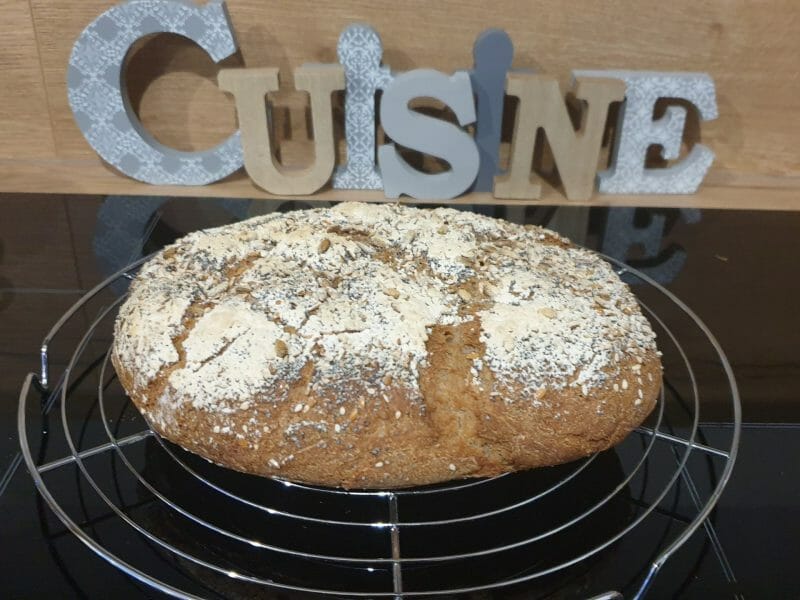 Cliquez pour zoomer ! Pavé farine multi-céréales Thermomix par Petroni