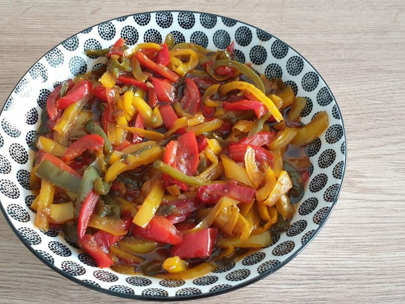 Cliquez pour zoomer ! Poivrons à l’aigre-douce Thermomix par Petroni