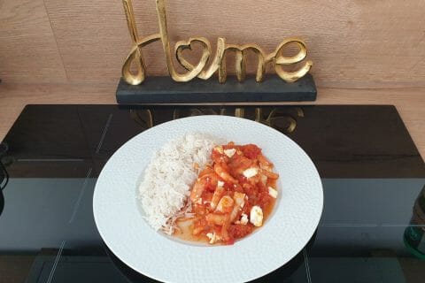 Cliquez pour zoomer ! Crevettes à la grecque Thermomix par Petroni