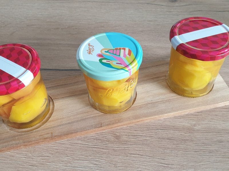 Cliquez pour zoomer ! Pêches au varoma Thermomix par Petroni