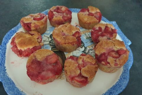 Cliquez pour zoomer ! Muffins aux fraises Thermomix par Petroni