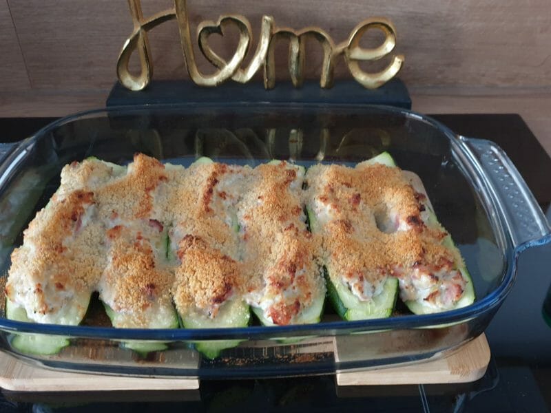 Cliquez pour zoomer ! Courgettes rondes farcies à la ricotta Thermomix par Petroni