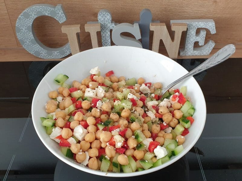 Cliquez pour zoomer ! Salade de pois chiches Thermomix par Petroni