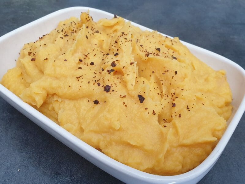 Cliquez pour zoomer ! Purée de pommes de terre et patates douces Thermomix par Petroni