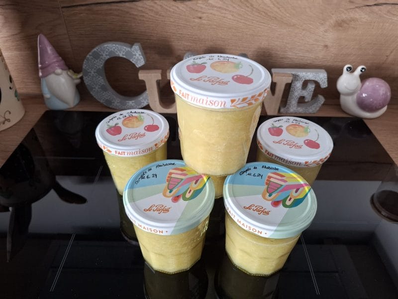 Cliquez pour zoomer ! Compote de rhubarbe Thermomix par Petroni