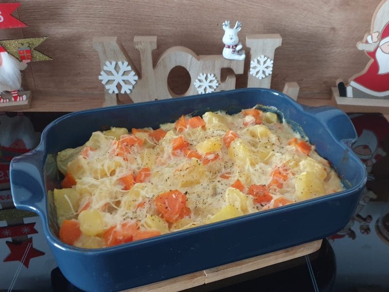 Cliquez pour zoomer ! Gratin de pâtisson Thermomix par Petroni