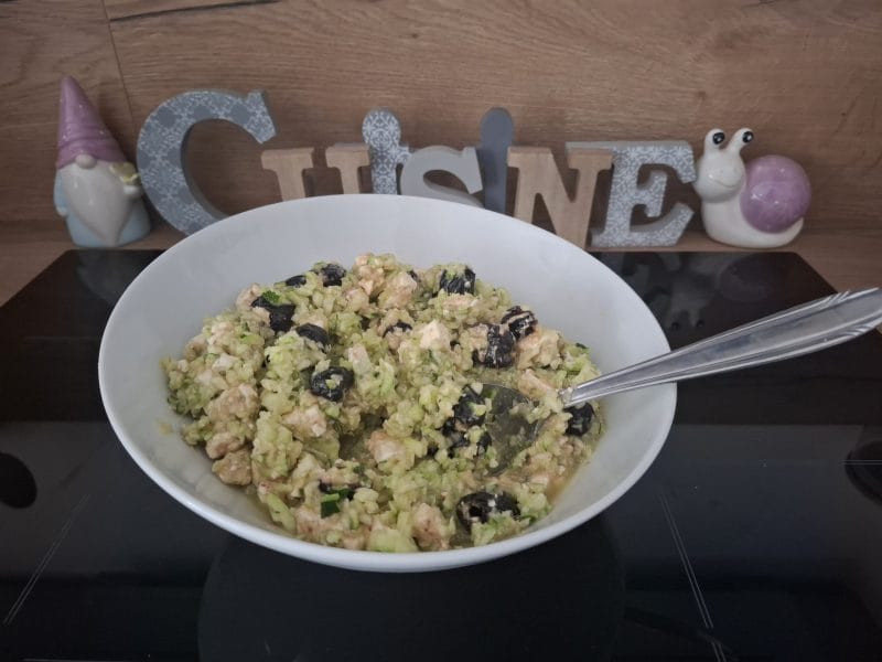 Cliquez pour zoomer ! Salade de courgettes à la feta Thermomix par Petroni