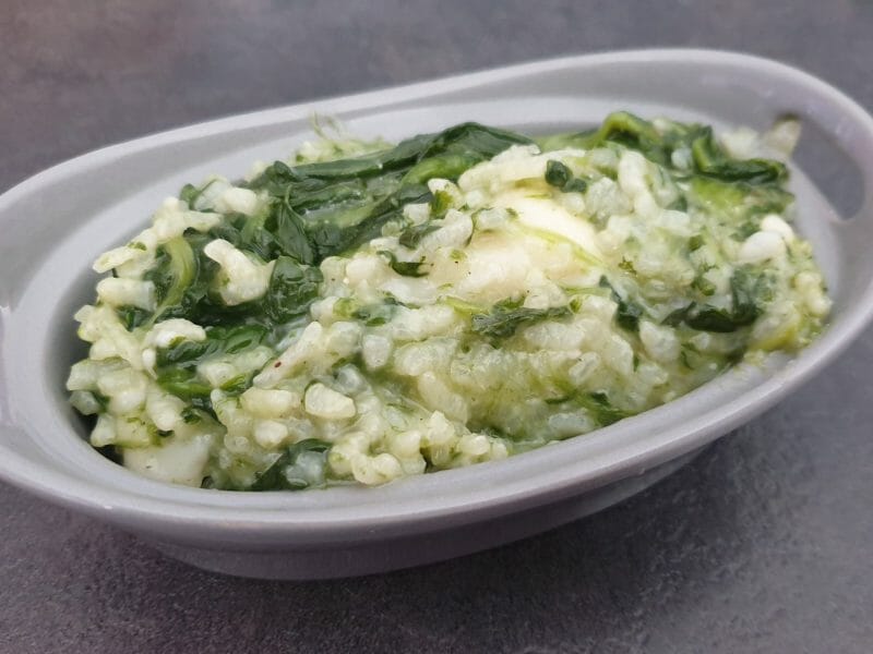 Cliquez pour zoomer ! risotto chèvre épinards Thermomix par Petroni