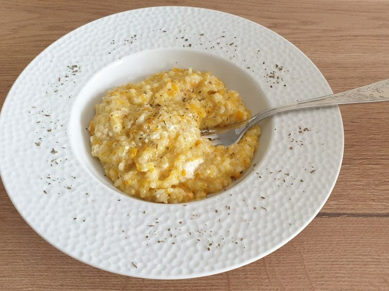 Cliquez pour zoomer ! Risotto butternut et chèvre frais Thermomix par Petroni