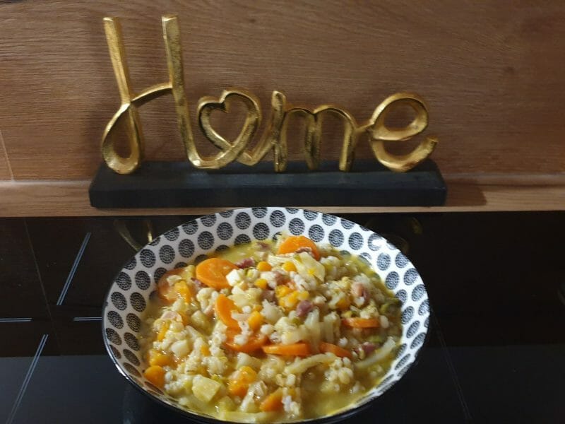 Cliquez pour zoomer ! Soupe à l’orge Thermomix par Petroni