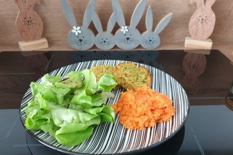 Cliquez pour zoomer ! Boulettes pois chiches et courgettes Thermomix par Petroni