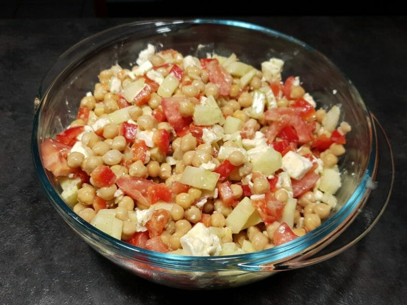 Cliquez pour zoomer ! Salade de pois chiches Thermomix par Petroni