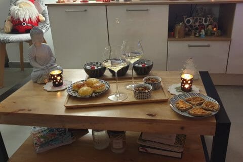 Cliquez pour zoomer ! Feuilletés au saumon fumé et fromage frais Thermomix par Petroni