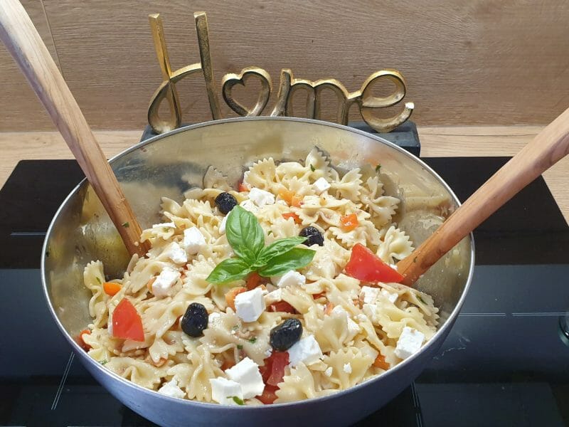 Cliquez pour zoomer ! Salade d’orzo à la méditerranéenne Thermomix par Petroni