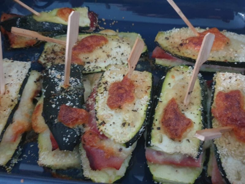 Cliquez pour zoomer ! Roulés de courgettes au jambon Thermomix par Petroni