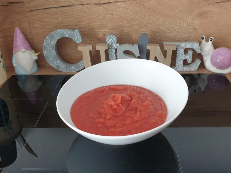 Cliquez pour zoomer ! Compote pomme framboise Thermomix par Petroni