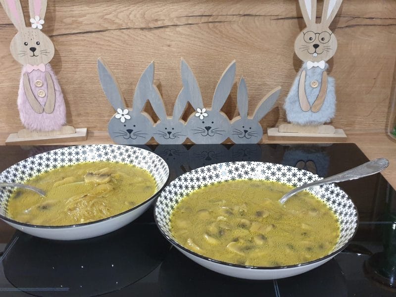 Cliquez pour zoomer ! Soupe curry-coco aux champignons Thermomix par Petroni