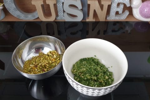 Cliquez pour zoomer ! Spaghettis au pesto de menthe fraîche Thermomix par Petroni