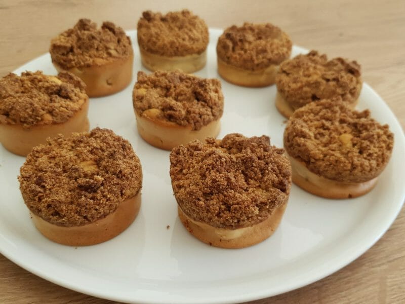 Cliquez pour zoomer ! Muffins aux pommes façon crumble Thermomix par Petroni