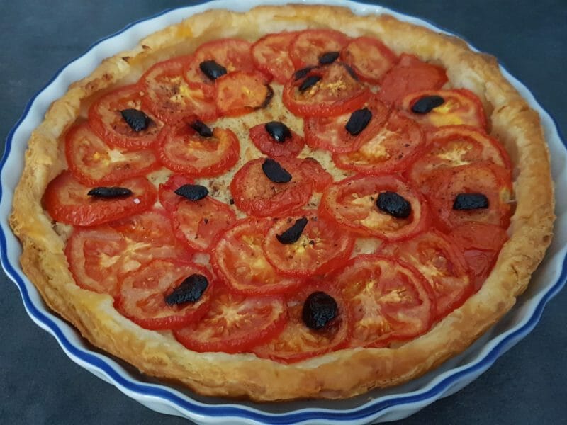 Cliquez pour zoomer ! Tarte tomates et amandes Thermomix par Petroni