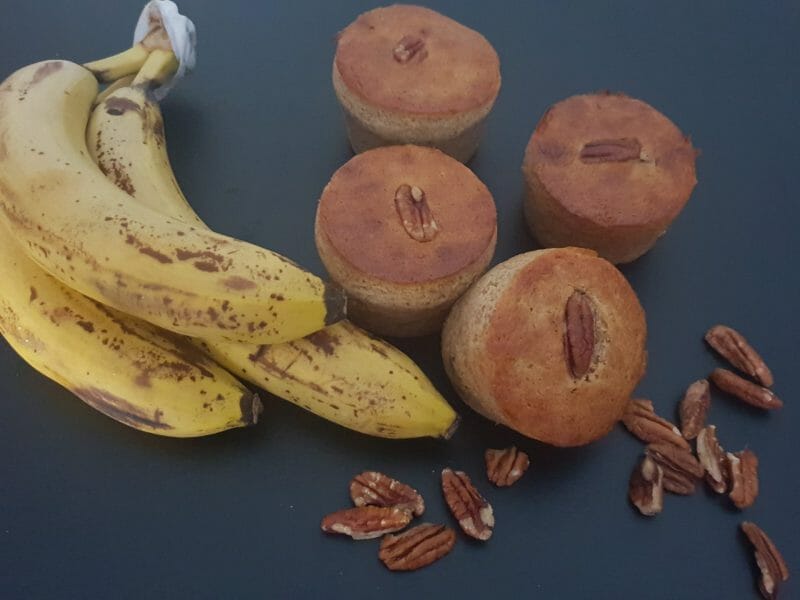 Cliquez pour zoomer ! Banana bread aux noix de pécan Thermomix par Petroni