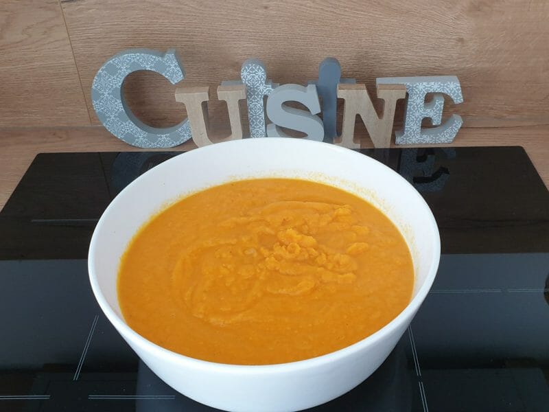 Cliquez pour zoomer ! Velouté de patates douces et carottes Thermomix par Petroni