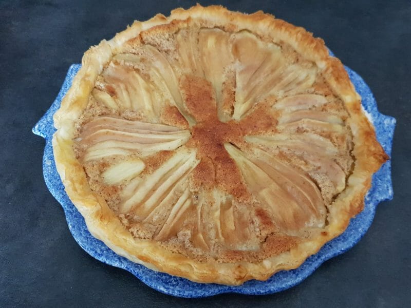 Cliquez pour zoomer ! Tarte poires, amandes, chocolat Thermomix par Petroni